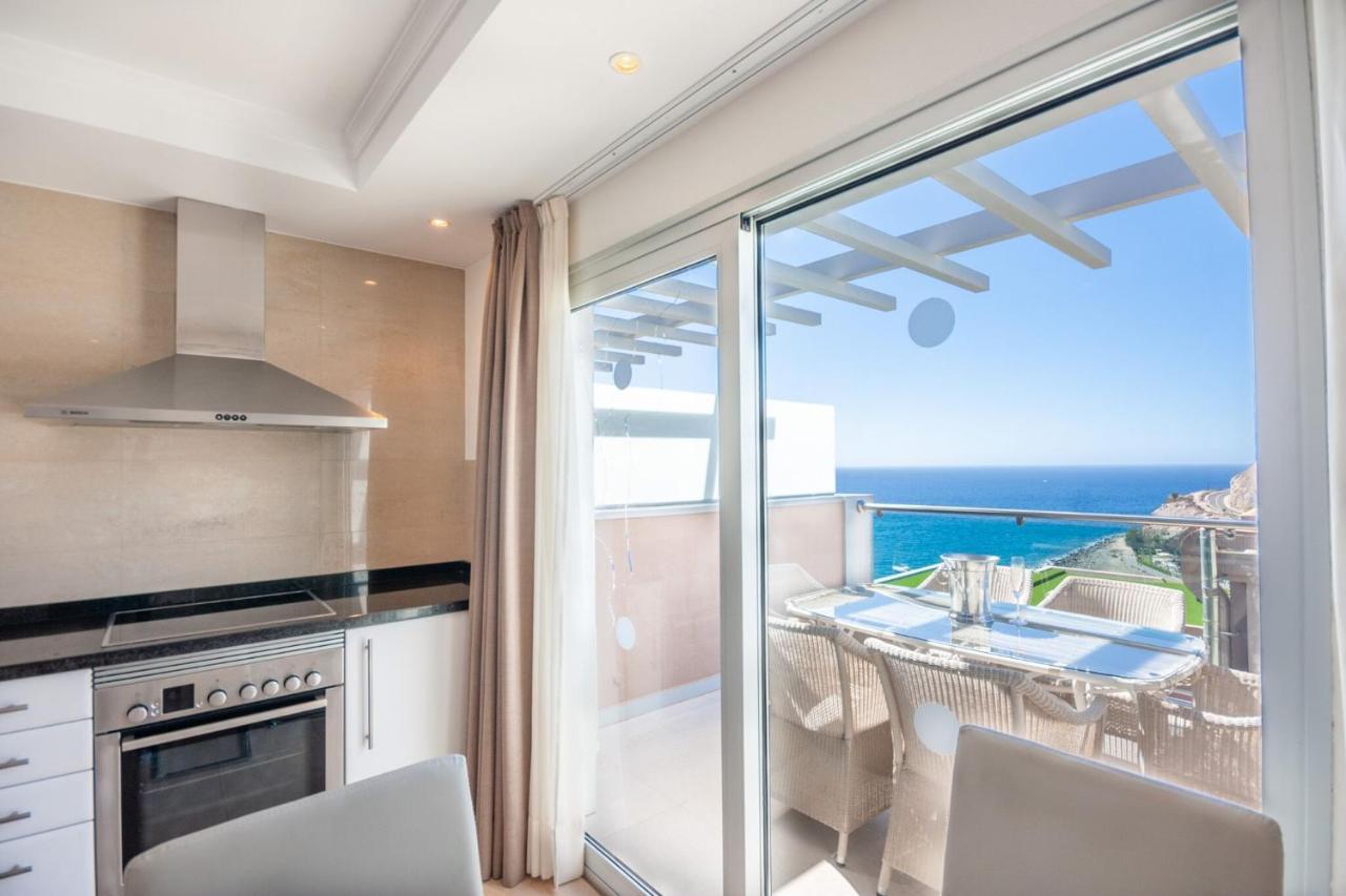 Luxury Penthouse, Panoramic Sea View Apartment Mogán Exterior photo